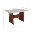 Ver imagem 3 de Mesa Retangular Grande Manuela 135 Cm Mdf