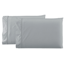 Ver imagem 3 de Kit Roupa de Cama 400 Fios Queen 3 Peças Toque de Cetim Cor:cinza