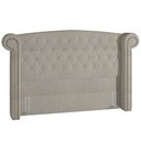 Ver imagem 1 de Cabeceira Cama Box Casal 195 Cm Sofia Bouclê Creme - Lyam Decor