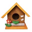 Ver imagem 1 de Casinha de passarinho Laranja