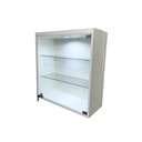 Ver imagem 1 de Vitrine Suspensa Expositor Iluminação Prateleira Porta Vidro Branca