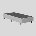 Ver imagem 2 de Base Box Solteiro Branco 38x88x188 Suede