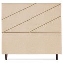 Ver imagem 5 de Cabeceira Queen 160 Cm com Frame Cristal Linho Bege Artte