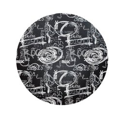 Banqueta Alta Cairo Cromada Assento Preto Rock - 2