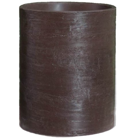 Vaso para plantas Grid Coluna 30x25 - MARROM MADEIRA 015