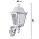 Ver imagem 2 de Arandela Soberana Branca E27 Luminária Parede Dital Suporte Superior Bivolt Lente Transparente