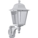 Ver imagem 1 de Arandela Soberana Branca E27 Luminária Parede Dital Suporte Superior Bivolt Lente Transparente