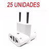 Kit 25 Adaptador Tomada Novo Padrão T Unive Benjamim 10/20 A - 2