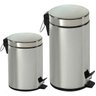 Kit 2 Lixeira Inox Banheiro Cozinha Pedal e Balde 5 e 12 Lts - 1