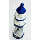 Ver imagem 5 de Farol Enfeite Decorativo Náutico Multicor Marítimo a 30 Cm