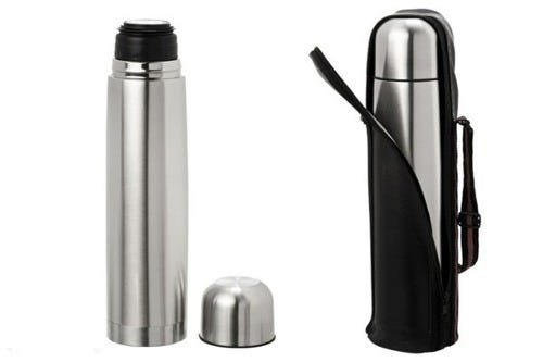 Garrafa Térmica Café Inox 1 Litro Inquebrável Com Capa - Chá - 5