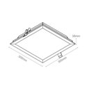 Ver imagem 3 de Plafon LED Quadrado Embutir 30 x 30cm 6000k 21W com Ângulo 120° IP20 Branco Romalux 1680LM