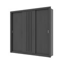 Ver imagem 3 de Guarda-Roupa Casal 3 Portas Doha 2 Gavetas Carraro Ripado