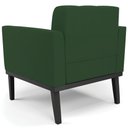 Ver imagem 7 de Poltrona Base Madeira Preto Kit 2 Ana Veludo Verde - Ibiza