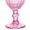 JOGO DE TAÇAS DE VIDRO BARROCO ROSA FURTA-COR 350ML 6 PEÇAS - CASAMBIENTE - 2