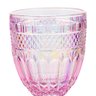 JOGO DE TAÇAS DE VIDRO BARROCO ROSA FURTA-COR 350ML 6 PEÇAS - CASAMBIENTE - 4