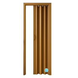 Porta Sanfonada Pvc 0,96x2,10 Multilit Cerejeira - 2