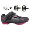 Sapatilha Mtb Ciclismo Absolute Luna Feminina + Pedal Shimano M530 - CINZA - 38 BR / 40 EUR - 1