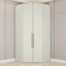 Guarda Roupa Seletto Canto Closet Modulado 2 Portas 3 Gavetas Led Predileto - Henn Canto Closet Sele - 1