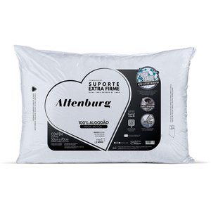 Travesseiro Suporte Extra Firme Lavável 100% Algodão - Altenburg Extra Firme