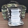 Bolsa Termica Para Marmita Lancheira Fitness Camuflada 4 Recipientes - 5