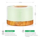 Ver imagem 3 de Difusor Aromatizador Umidificador Ultrassônico Cor Madeira Selecione