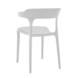 Kit 2 Cadeiras de Jantar Garden Luxo Branca Resistente - 5