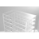 Ver mais imagens de Carrinho Acrílico para Acessórios e Bijuterias 9 Gavetas N3 Centauri Acrílicos CAR-AC-N3