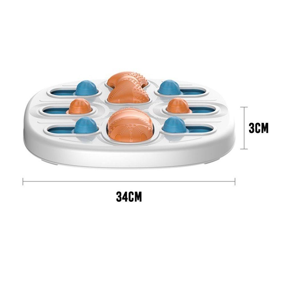 Comedouro Brinquedo Interativo Cachorro Cao Pet Raçao Petisco Quebra Cabeça Comida Recompensa - 2