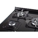 Ver imagem 7 de Fogão Mueller Decorato Vetro Piso 5 Bocas Preto Fosco G3 601230052 Bivolt