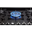 Ver imagem 6 de Fogão Mueller Decorato Vetro Piso 5 Bocas Preto Fosco G3 601230052 Bivolt