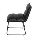 Ver imagem 4 de Cadeira para Escritório Fixa Estofada em Corino Pad