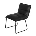 Ver imagem 3 de Cadeira para Escritório Fixa Estofada em Corino Pad