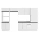 Ver imagem 1 de Cozinha 11 Portas Acordes Glamy Branco MDF Madesa