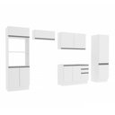Ver imagem 4 de Cozinha 11 Portas Acordes Glamy Branco MDF Madesa