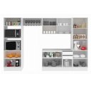 Ver imagem 3 de Cozinha 11 Portas Acordes Glamy Branco MDF Madesa