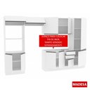 Ver mais imagens de Cozinha 11 Portas Acordes Glamy Branco MDF Madesa