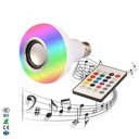 Ver imagem 2 de Lâmpada Led 12w E27 Rgb Colorida com Caixa de Som