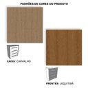 Ver imagem 3 de Cômoda Grande com 4 Gavetas Angra Rimo - Carvalho/Jequitibá
