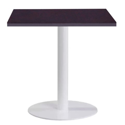 Mesa Pisa Beta Fratini Disco Redondo Branco Tampo Mdp
