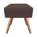 Ver imagem 2 de Puff Ibiza Quadrado Suede Marrom