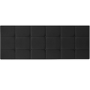 Ver imagem 1 de Cabeceira Suspensa Almofada Cama Casal Box Queen King 160x55 Modelo Calipha Grafite