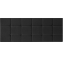 Ver imagem 1 de Cabeceira Suspensa Almofada Cama Casal Box Queen King 160x55 Modelo Calipha Grafite