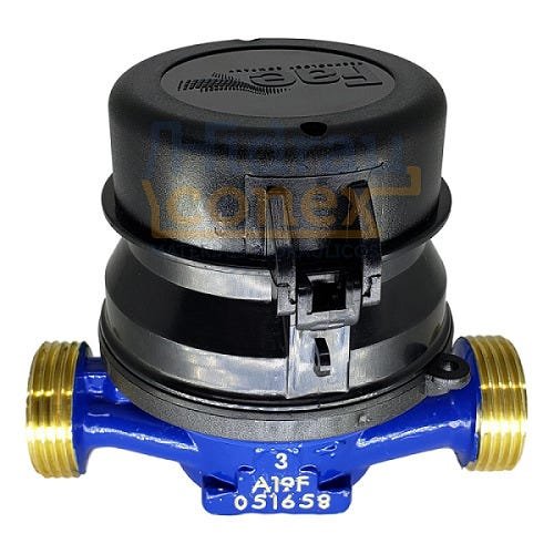 Hidrômetro Unijato 3/4" 3m³/h com Conexões Pp - 3