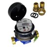 Hidrômetro Unijato 1/2" 3m³/h com Conexões Latão - 1