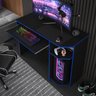 Mesa Gamer e Escritorio para Computador e Notebook Spider:preto/azul - 4