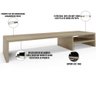 Suporte Para Monitor Stand Home Office Lap 90 cm L03 Amadeirado - Lyam Lyam Decor - 4