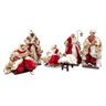 Presépio Sagrada Família Vermelha 35cm C/6 Peças | Natal - 1