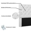 Ver imagem 4 de Cabeceira King 1,95m Tânia Corano - Pallazio - Branco