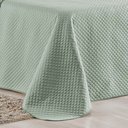 Ver imagem 3 de Cobre Leito Queen Bouti Mavie Geométrico 180 Fios 3 Peças - Verde Malva